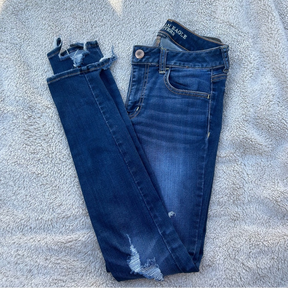 Distressed American Eagle Jegging Size 6
